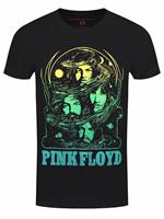 T-Shirt Unisex Pink Floyd. Green Swirl. Taglia L