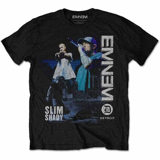 T-Shirt Unisex Eminem. Detroit. Taglia L