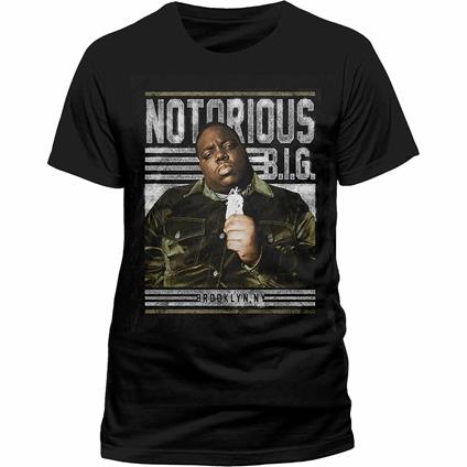 T-Shirt Unisex Tg. S. Biggie Smalls: Notorious Big Chain