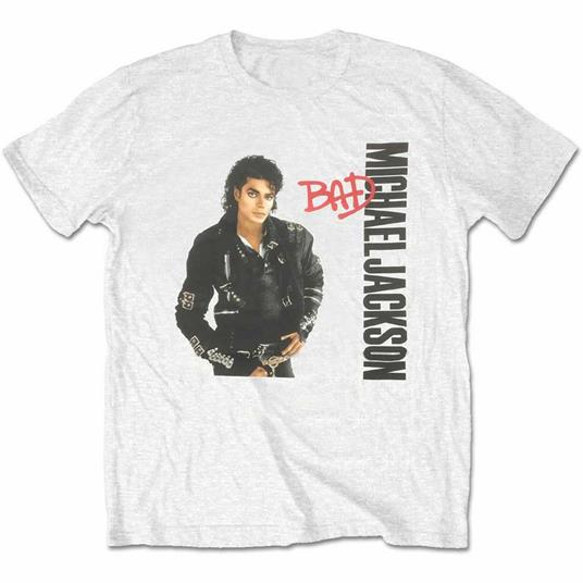 T-Shirt Unisex Tg. XL. Michael Jackson: Bad