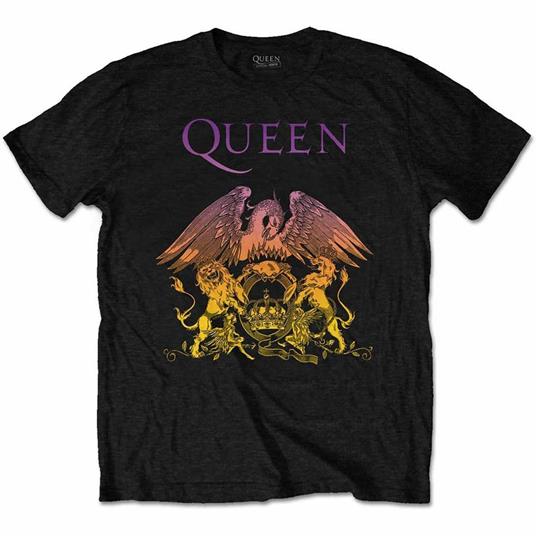 Medium. Queen Mens Tee: Gradient Crest