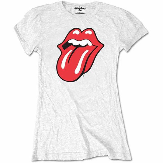 T-Shirt Donna Tg. M. Rolling Stones - Classic Tongue