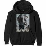 Felpa Con Cappuccio Unisex Tg. 3XL. Tupac: La Skyline