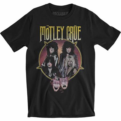 T-Shirt Unisex Tg. XL. Motley Crue: Theatre Pentagram