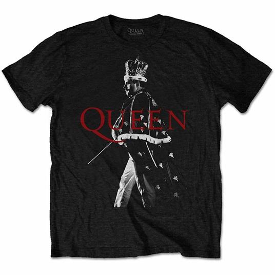 T-Shirt Unisex Tg. S Queen. Freddie Crown