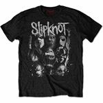 T-Shirt Unisex Tg. XL Slipknot: Wanyk White Splatter