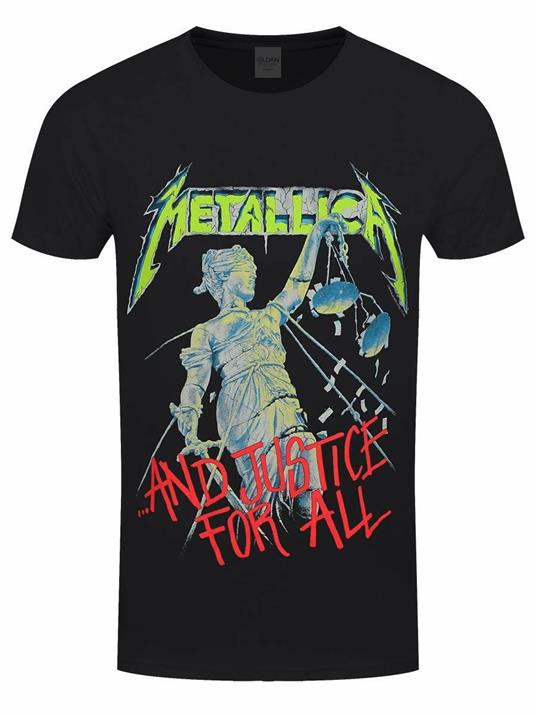 T-Shirt Unisex Tg. S. Metallica - And Justice For All