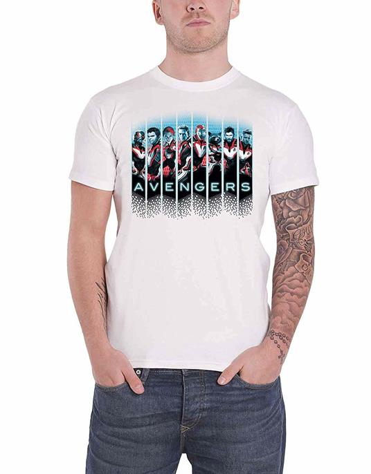 T Shirt # L Unisex White # Avengers Portraits