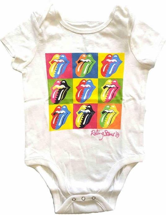 Rolling Stones (The): Two-Tone Tongues Kids Baby Grow (Body Bambino 0-3 Months)