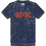 Ac/Dc: Snow Wash Logo Blue (T-Shirt Unisex Tg. L)