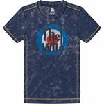 Who (The): Snow Wash Target Logo Blue (T-Shirt Unisex Tg. L)