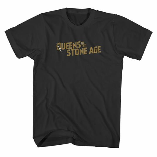 Queens Of The Stone Age - Queens Of The Stone Age Unisex Tee: Bullet Shot Logo (Small)