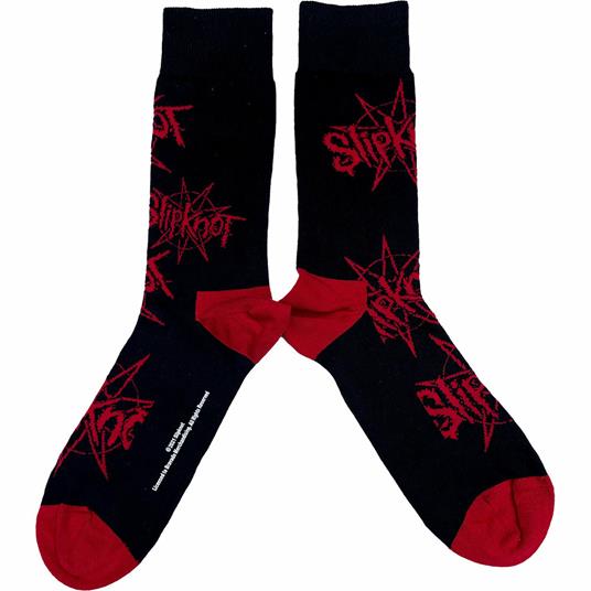 Slipknot - Slipknot Unisex Ankle Socks: Logo & Nonagram (Uk Size 7.5 - 11.5)