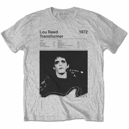 Lou Reed: Transformer Track List (T-Shirt Unisex Tg. XL)