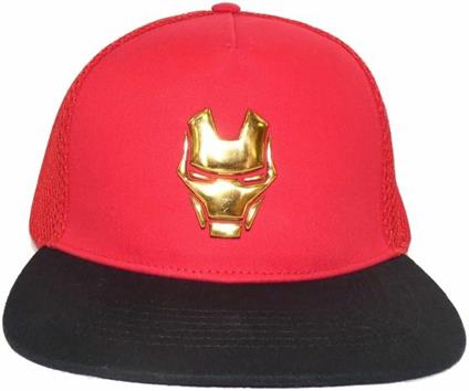 Cappellino Marvel Iron Man Face Snapback Cap One Size