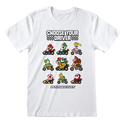 Nintendo: Super Mario Kart - Choose Your Driver (T-Shirt Unisex Tg. XL)