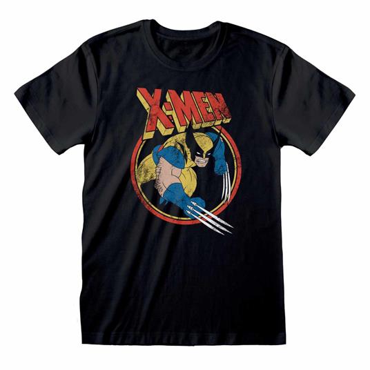 T-Shirt Unisex Tg. M Marvel: X-Men Wolverine