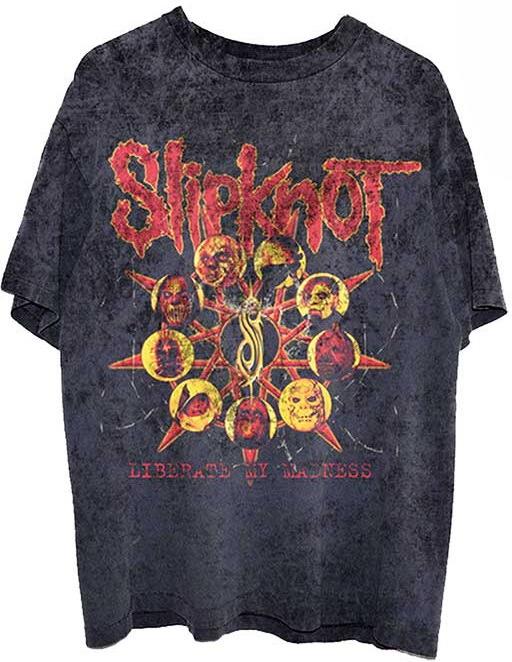 Slipknot: Liberate (Back Print & Dye-Wash) (T-Shirt Unisex Tg. L)