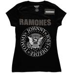 Ramones: Presidential Seal (Diamante) (T-Shirt Donna Tg. S)
