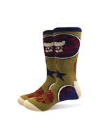 Woodstock: Peace - Love - Music (Calzini Unisex Uk Size 7 - 11)