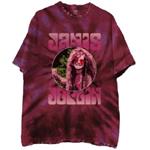 Wash Collection T-Shirt Unisex Tg. L Janis Joplin: Pink Shades