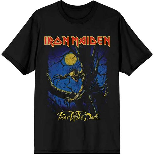 Iron Maiden - Iron Maiden Unisex T-Shirt: Fear Of The Dark Moonlight  (Large) - Rock Off - Idee regalo | IBS