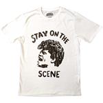 James Brown: Stay On The Scene - White (T-Shirt Unisex Tg. L)