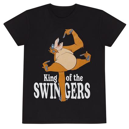 Disney: Jungle Book - King Of The Swingers - Black (T-Shirt Unisex Tg. S)