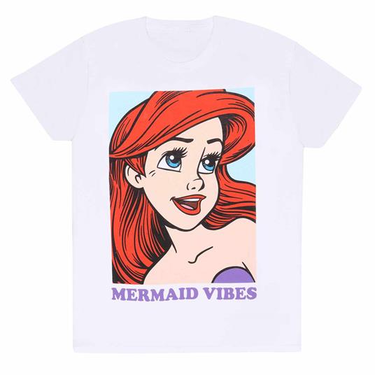 Disney: Little Mermaid - Mermaid Vibes - White (T-Shirt Unisex Tg. M)