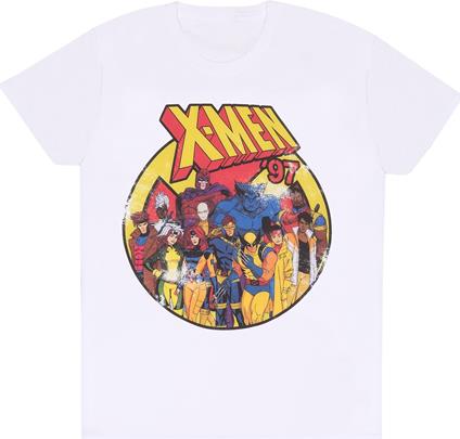 X-Men: Team White (Unisex White T-Shirt Tg. Medium)