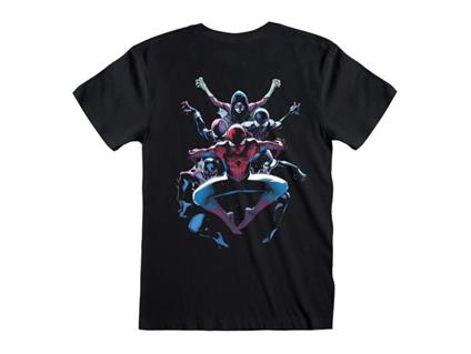 Spider-Man T-Shirt Spiderverse Back Heroes Inc