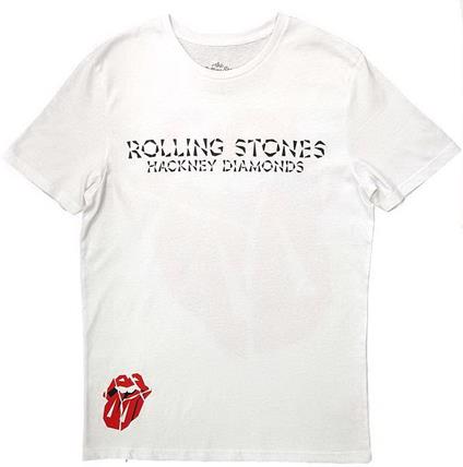 Rolling Stones (The): Hackney Diamonds Lick (Back Print) (T-Shirt Unisex Tg. 2XL)