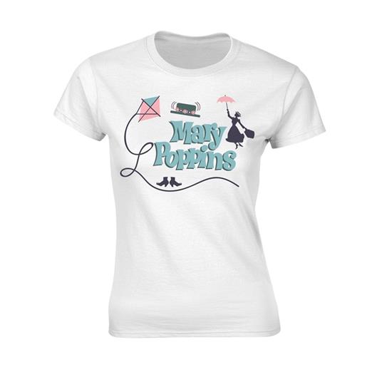 T-Shirt Donna Tg. S Disney - Mary Poppins Logos