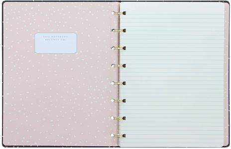 Filofax Coriandoli - Taccuino ricaricabile, formato A5, in quarzo rosa (115118) - 4