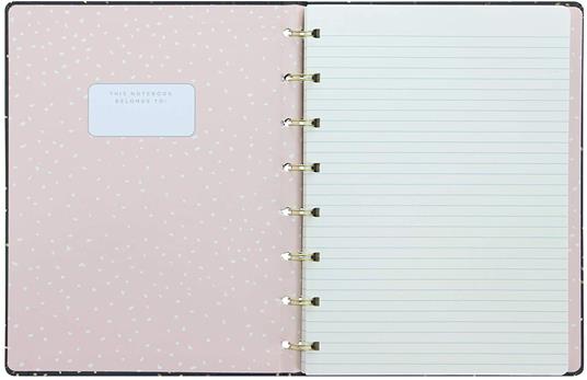 Filofax Coriandoli - Taccuino ricaricabile, formato A5, in quarzo rosa (115118) - 4