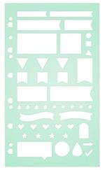 Filofax Personal Organiser Planning Stencil