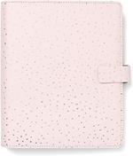 Filofax Agenda A5 con coriandoli al quarzo rosa