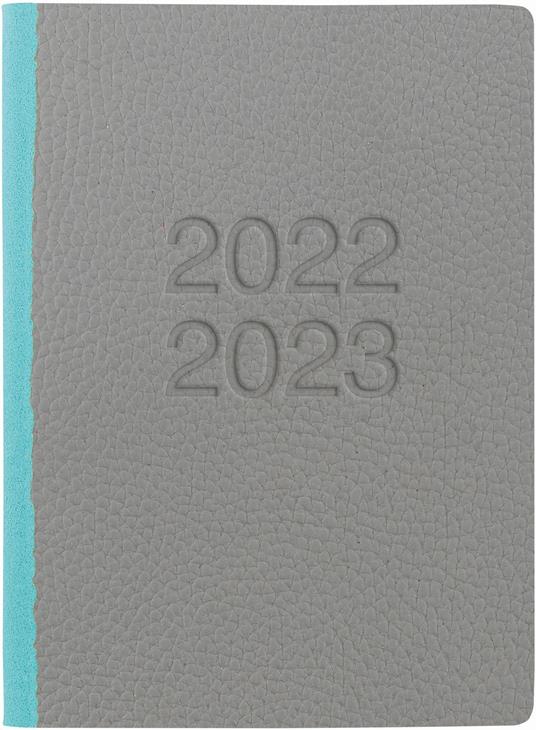 Agenda accademica Letts 2022/23, 12 mesi, giornaliera, Two Tone A6 con appuntamenti, grigio - 14,8 x 10,5 cm