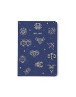 Agenda accademica Letts 2022/23, 12 mesi, giornaliera, Zodiac A6, blu - 14,8 x 10,5 cm