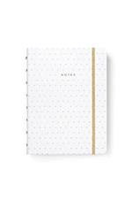 Filofax Moonlight - Taccuino ricaricabile, formato A5, colore: Bianco