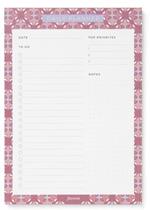 Taccuino Mediterranean Daily Planner Notepad (with magnet)