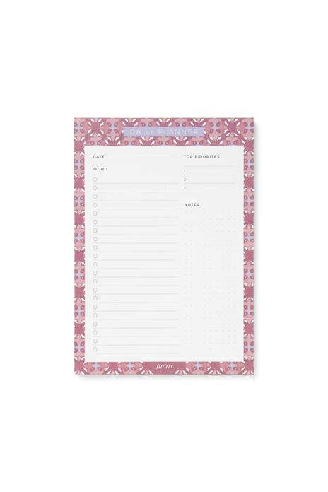 Taccuino Mediterranean Daily Planner Notepad (with magnet)