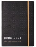 Agenda Letts 2024, Milano Quarto Settimanale verticale Blu - 21 x 15 cm -  Letts - Cartoleria e scuola