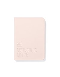 Agenda Letts 2024, Conscious A6 Settimanale Rosa cipria - 14,8 x 10,5 cm