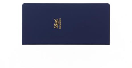 Taccuino Icon Slim Pkt Password Book Navy Slim Pkt Navy