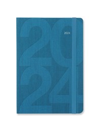 Agenda Letts 2024, Milano Quarto Settimanale verticale Blu - 21 x 15 cm -  Letts - Cartoleria e scuola