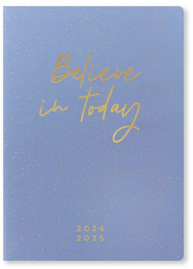 Agenda accademica Letts 2024-2025, 12 mesi, settimanale, Inspire A5 Blu - 21 x 15 cm