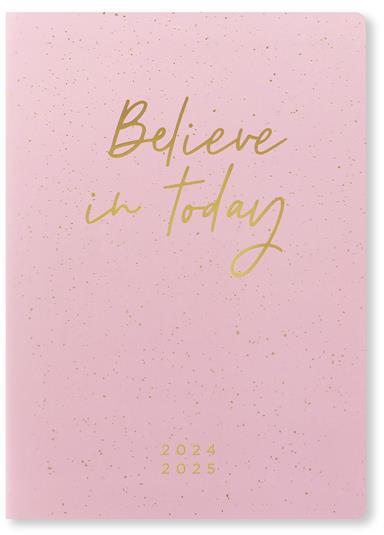 Agenda accademica Letts 2024-2025, 12 mesi, settimanale, Inspire A5 Rosa - 21 x 15 cm