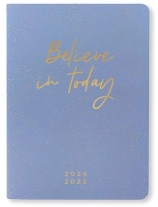 Agenda accademica Letts 2024-2025, 12 mesi, settimanale, Inspire A6 Blu - 14,8 x 10,5 cm