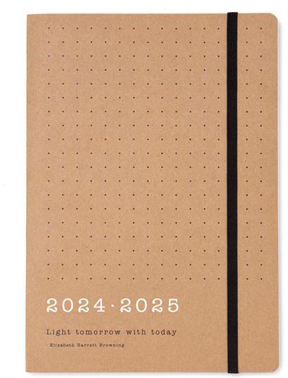 Agenda accademica Letts 2024-2025, 12 mesi, settimanale, Eco Wr A5 Vert Wtv Marrone - 21 x 15 cm